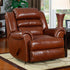 Triple Pub Back Leather Recliner