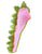Newborn Baby Photography Props Knitted Handmade Clothing [Pink Dinosaur]