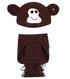 Newborn Baby Photography Props Knitted Handmade Clothing [Brown]