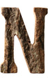 Wooden Letter 'N' Hanging Sign Personalized Decoration Home soft decorations