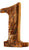 The Number 1 Wooden FiguresDecoration For Wedding Party Anniversary Shop Name