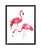 Nordic Decorative Painting Simple Background UnFramed Artwork For Home, Flamingo