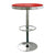 AmeriHome AmeriHome Soda Fountain Style Bar Table - Red