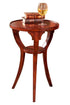 Round Accent Table Plantation Cherry Light