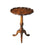 Pedestal Table Olive Ash Burl Light