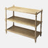 3-Tier Console Table Driftwood Finish