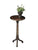 Pedestal Table Brown and Gold