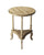 Accent Table Driftwood Finish 19"" Diam