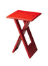 Butler Hammond Red Folding Table