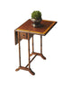 Drop-leaf Table Olive Ash Burl Light