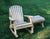 Cedar American Forest Adirondack Rocker & Side Table Set