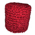 Funberry Pouf Circle - Red 18""x18""x18""