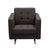 Diamond Sofa Home Furniture Opus Tufted Chair Chocolate