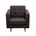 Diamond Sofa Home Furniture Opus Tufted Chair Chocolate