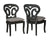 Guildmaster Home Decorative Artifacts Side Chairs In Weathered Grey - Gray