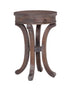 Sterling Mahogany Swoop Base Side Home Decor Table