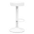 Fine Mod Imports Angle Bar Stool, White