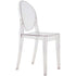 Fine Mod Imports Clear Side Chair, Clear