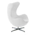 Fine Mod Imports Inner Chair Fabric, White