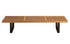 Fine Mod Imports Wood Bench 72"", Natural