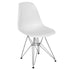 Fine Mod Imports WireLeg Dining Side Chair, White
