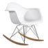 Fine Mod Imports Rocker Arm Chair, White