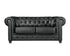 Fine Mod Imports Chestfield Loveseat, Black