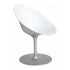 Fine Mod Imports Eco Flatbase Dining Chair, White