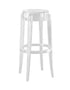 Fine Mod Imports Clear Bar Stool, Clear