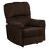 Contemporary Top Hat Chocolate Microfiber Rocker Recliner [AM-9320-4171-GG]