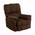Contemporary Top Hat Microfiber Power Recliner