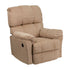Flash Furniture Contemporary Top Hat Coffee Microfiber Power Recliner Arm chair