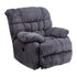 Offex Contemporary Columbia Indigo Blue Microfiber Power Recliner with Push Button [OF-AM-P9460-5861-GG]