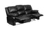 Flash Furniture Harmony Series Black Leather Sofa with Two Built-In Recliners