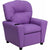 Contemporary Lavender Vinyl Kids Recliner with Cup Holder [BT-7950-KID-LAV-GG]