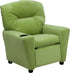 Contemporary Avocado Microfiber Kids Recliner with Cup Holder [BT-7950-KID-MIC-AVO-GG]