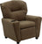 Contemporary Brown Microfiber Kids Recliner with Cup Holder [BT-7950-KID-MIC-BRWN-GG]