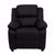 Deluxe Heavily Padded Contemporary Black Leather Kids Recliner with Storage Arms [BT-7985-KID-BK-LEA-GG]