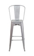 Flash Furniture 30"" High Silver Metal Indoor-Outdoor Barstool CH-31320-30GB-SIL-GG