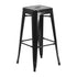 Flash Furniture Decor 30"" Backless Black Metal Bar Stool CH-31320-30-BK-GG