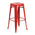 Flash Furniture Decor 30"" Backless Red Metal Bar Stool CH-31320-30-RED-GG