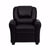 Contemporary Black Leather Kids Recliner with Cup Holder and Headrest [DG-ULT-KID-BK-GG]