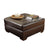 Flash Furniture Signature Design By Ashley Alliston Oversized Ottoman in Chocolate Durablend