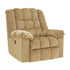 Flash Furniture Signature Design by Ashley Ludden Power Rocker Recliner in Sand Twill