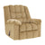 Flash Furniture Signature Design by Ashley Ludden Rocker Recliner in Sand Twill