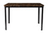 Flash Furniture Avalon Dining Table in Espresso Marble Finish - 30"" x 45.75""