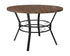 Tremont 45"" Round Dining Table in Distressed Driftwood Finish