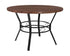 Tremont 45"" Round Dining Table in Coffee Wood Finish