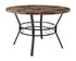 Tremont 47"" Round Dining Table in Swirled Marble-Like Finish
