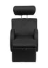 Flash Furniture HERCULES Series Black Vinyl Rocking Chair with Storage Ottoman [LD-2025-BK-V-GG]